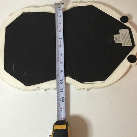 Ornamental White Gilded Decorative Wood Mirror - Picture 3 of 3